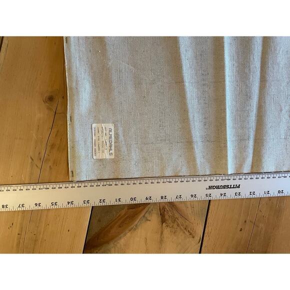 Vintage Calendar Burlap Wall Hanger Decor. 1985 floral. - Picture 6 of 6